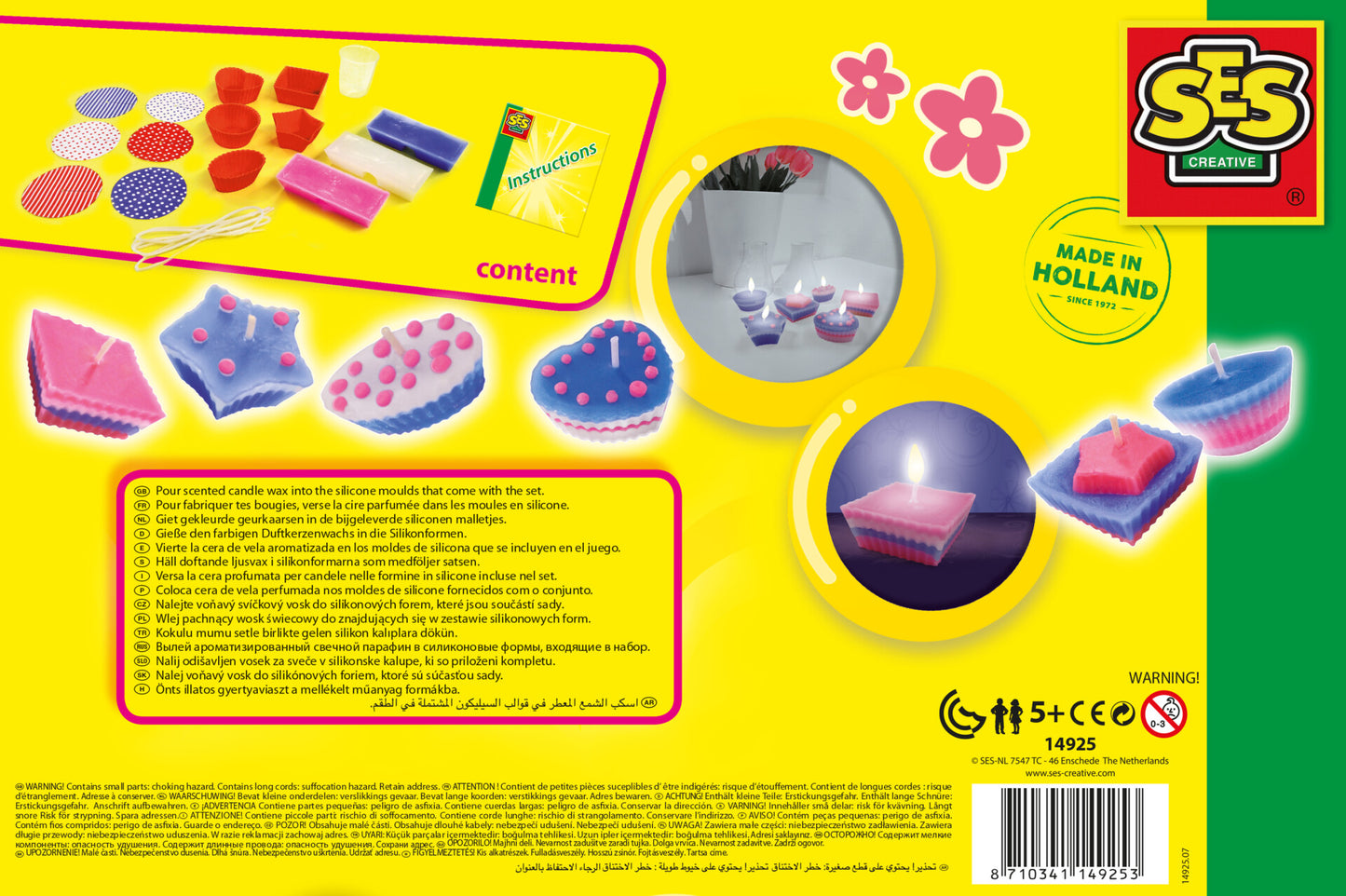 Making scented candles