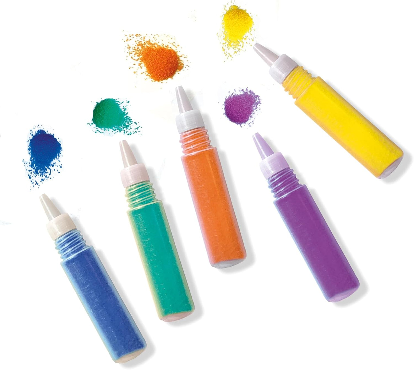 Coloured sand art - Forest animals