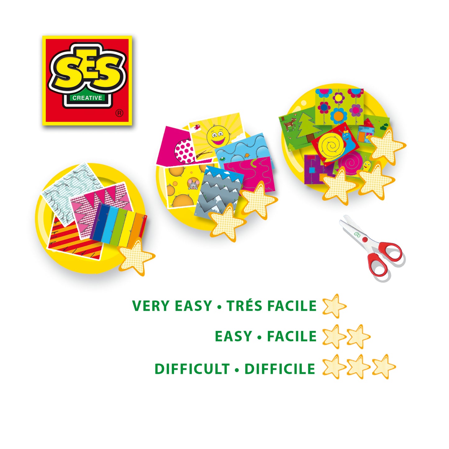 I learn to use scissors